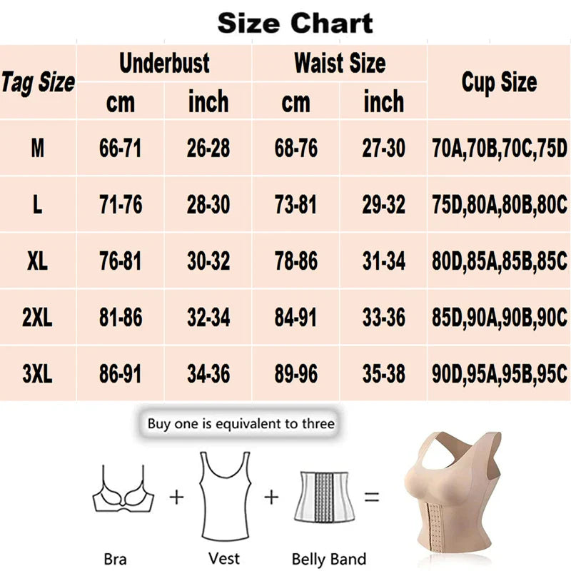 CurveFit™ 3-in-1 Sculpting Waist Trainer Vest