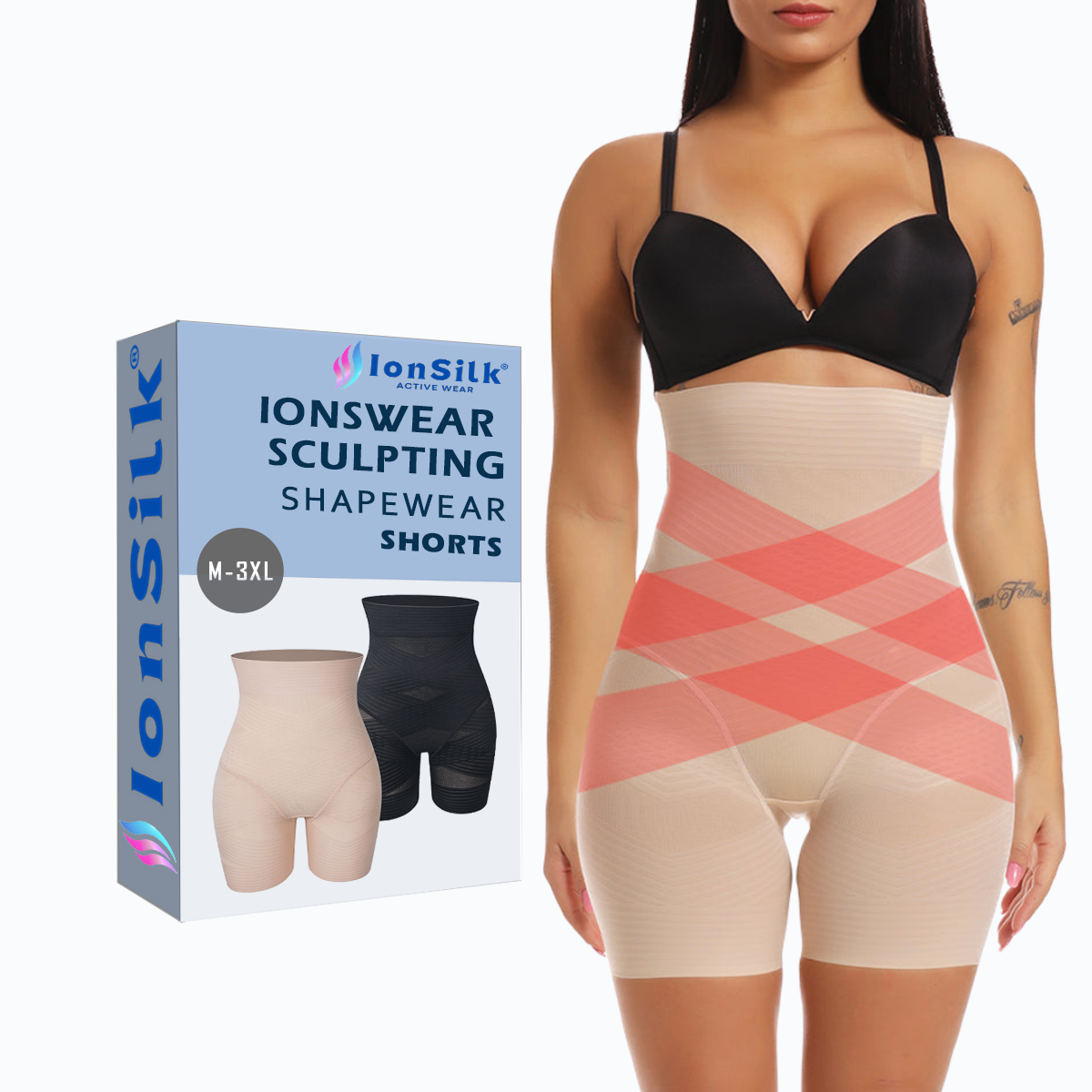 IonSilk⢠IONsWear Sculpting Shapewear Shorts