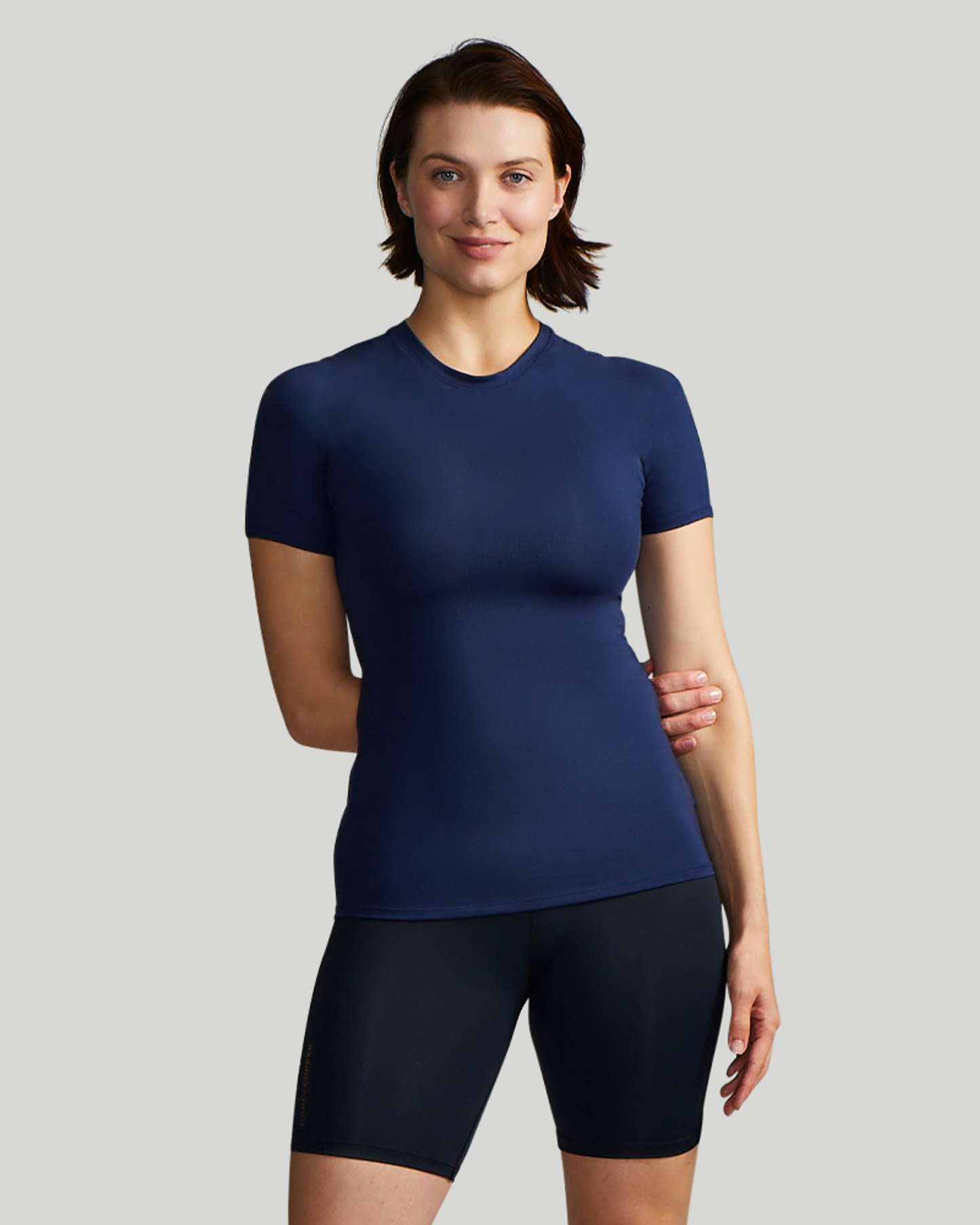 FiberFit™ Hourglass Sculpting Self Heating Short Sleeve