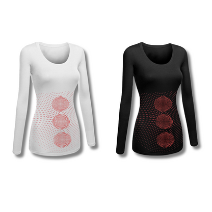 FiberFit™ Hourglass Sculpting Self Heating Long Sleeve