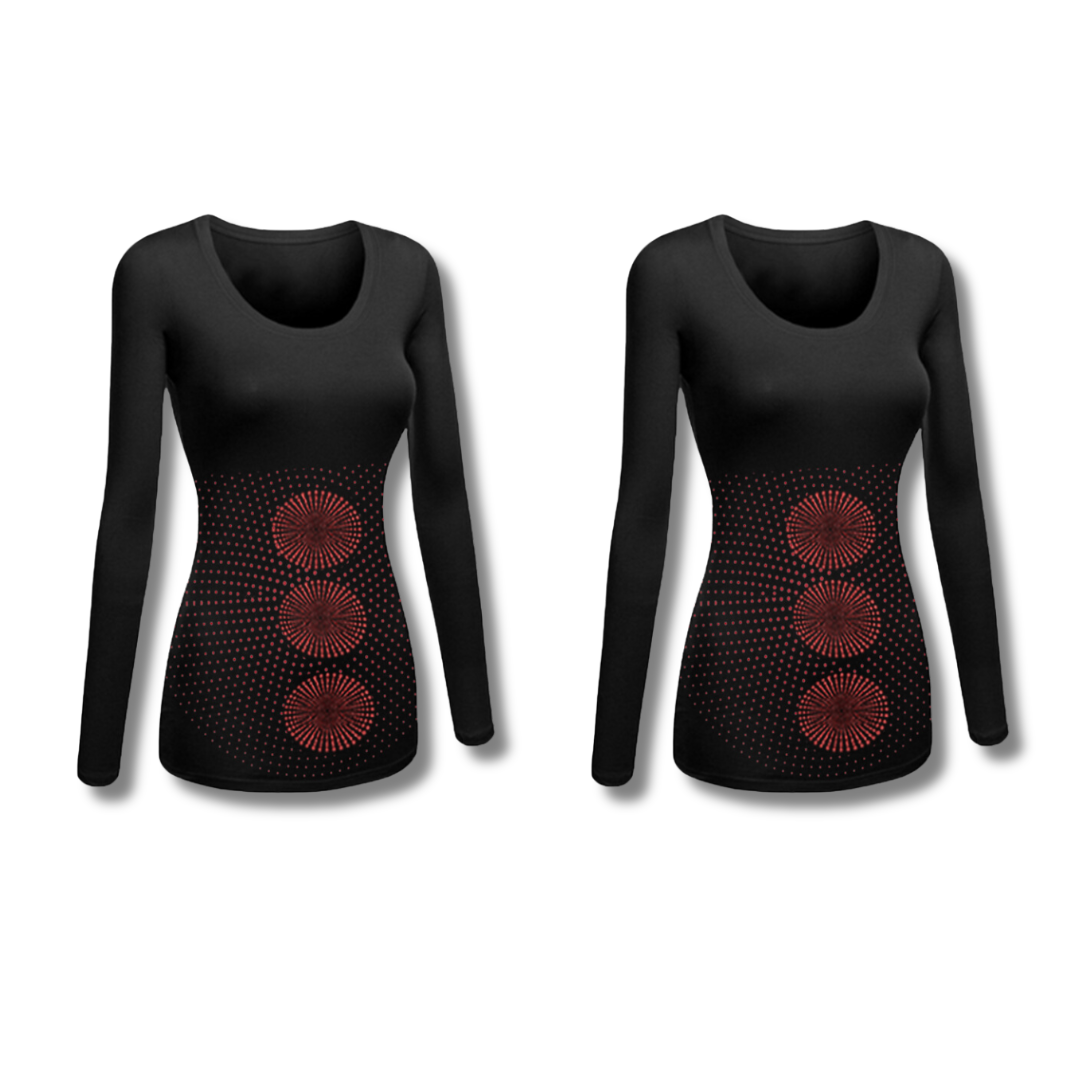 FiberFit™ Hourglass Sculpting Self Heating Long Sleeve