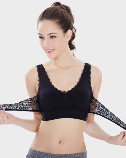 Breathable Comfort Push Up Lace Bra