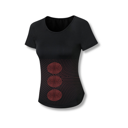 FiberFit™ Hourglass Sculpting Self Heating Short Sleeve