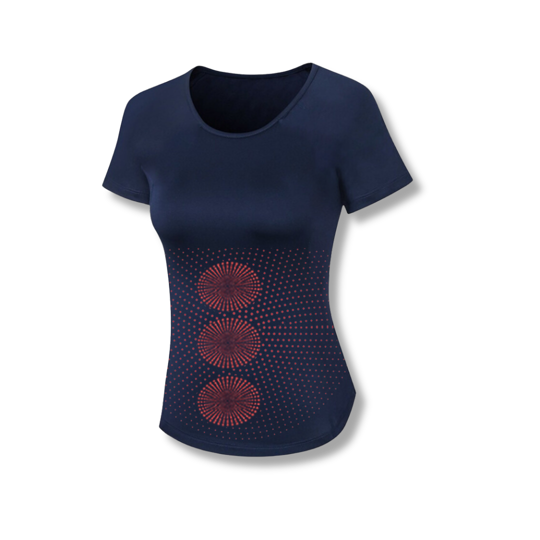 FiberFit™ Hourglass Sculpting Self Heating Short Sleeve