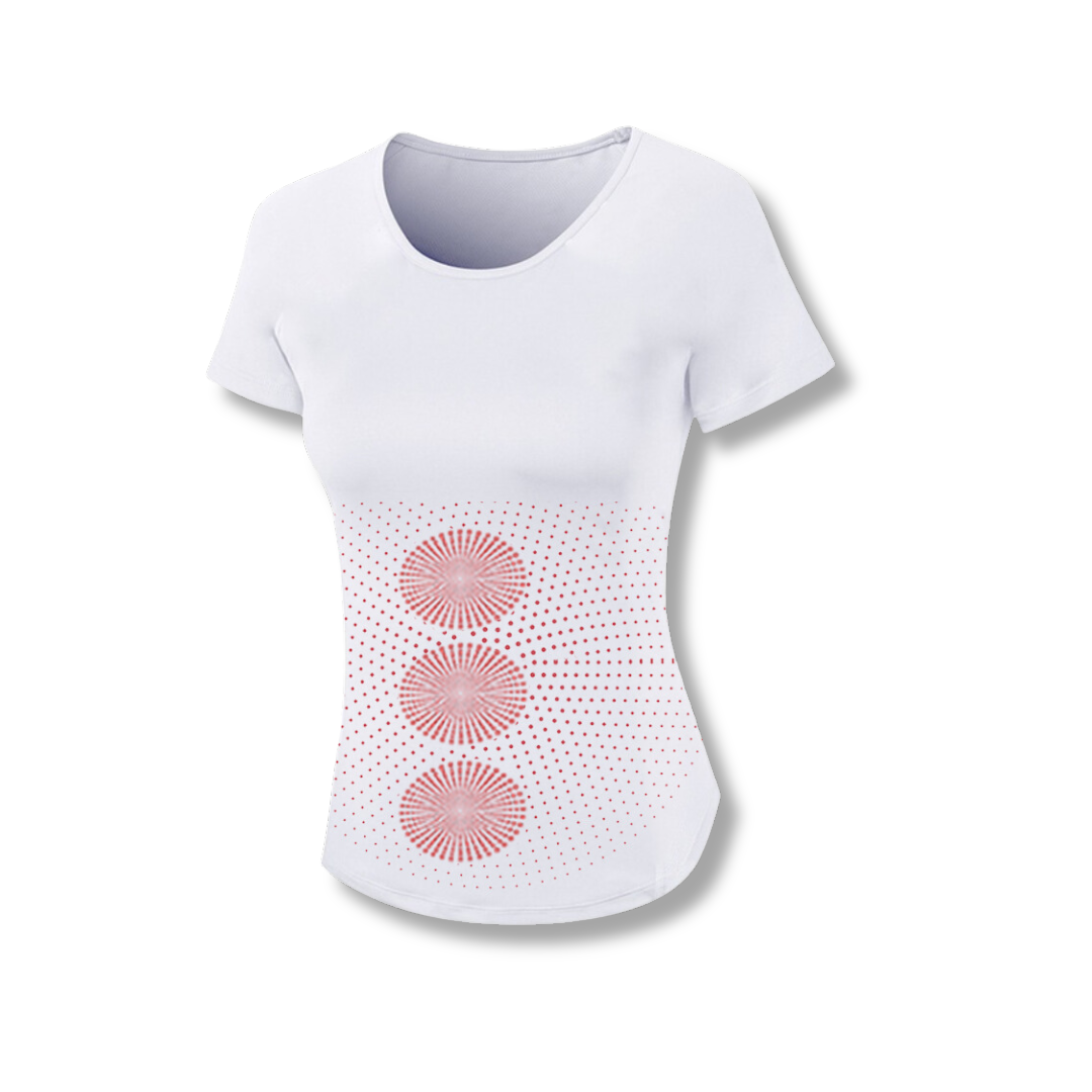 FiberFit™ Hourglass Sculpting Self Heating Short Sleeve