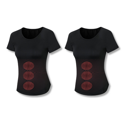 Pack 2 - Hourglass Sculpting Self Heating Short Sleeve