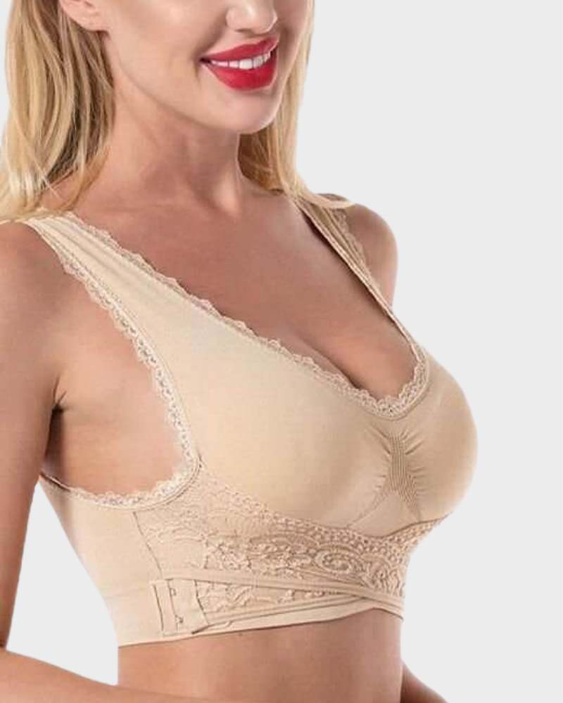 Breathable Comfort Push Up Lace Bra