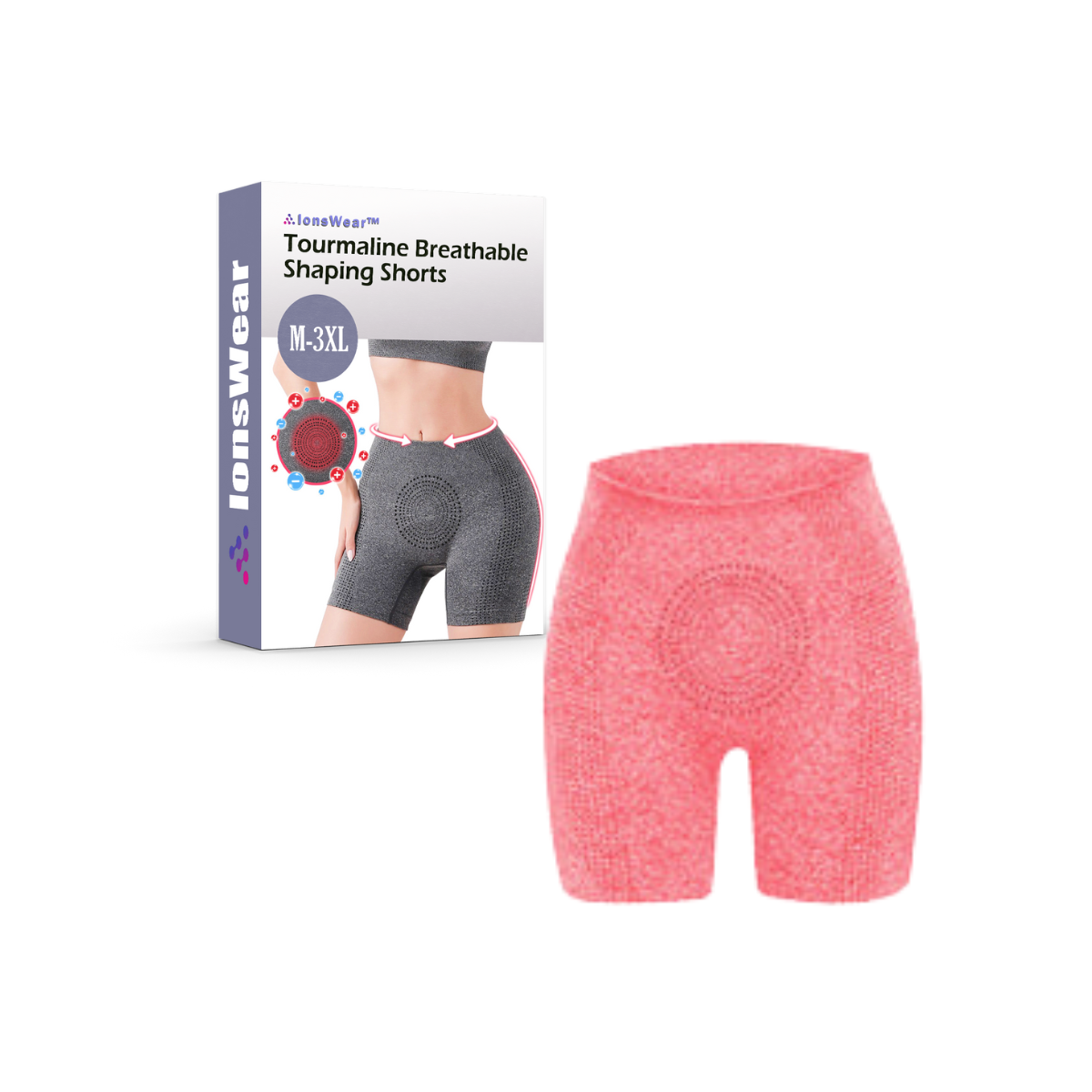 IONsWear™ IONIC Tourmaline Fabric Breathable Shaping Shorts