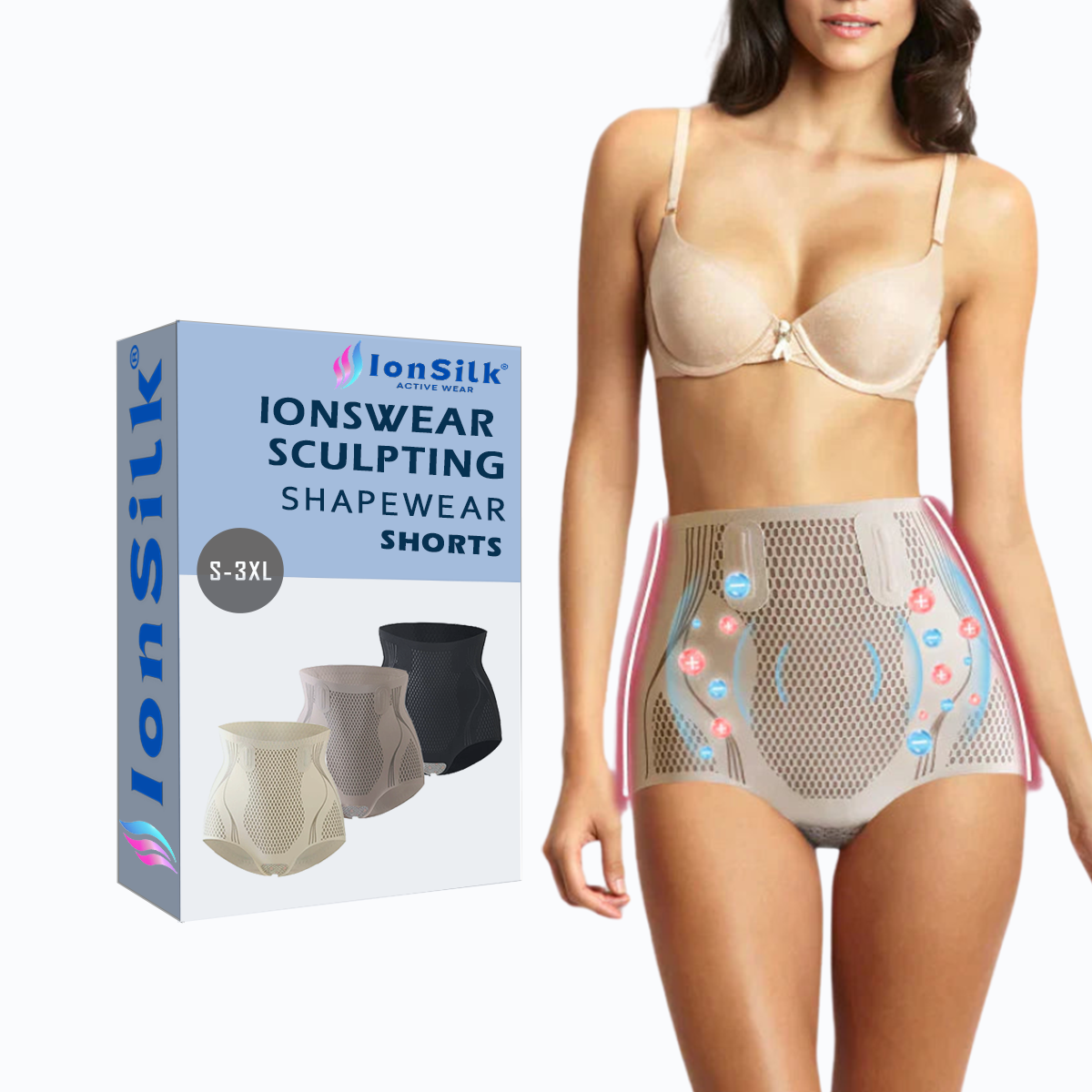 IonSilk™ IONsWear Sculpt+ Shapewear Shorts