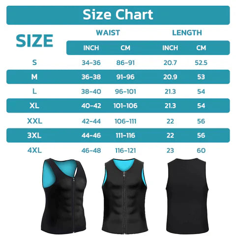 Gynecomastia Compression Zipper Vest