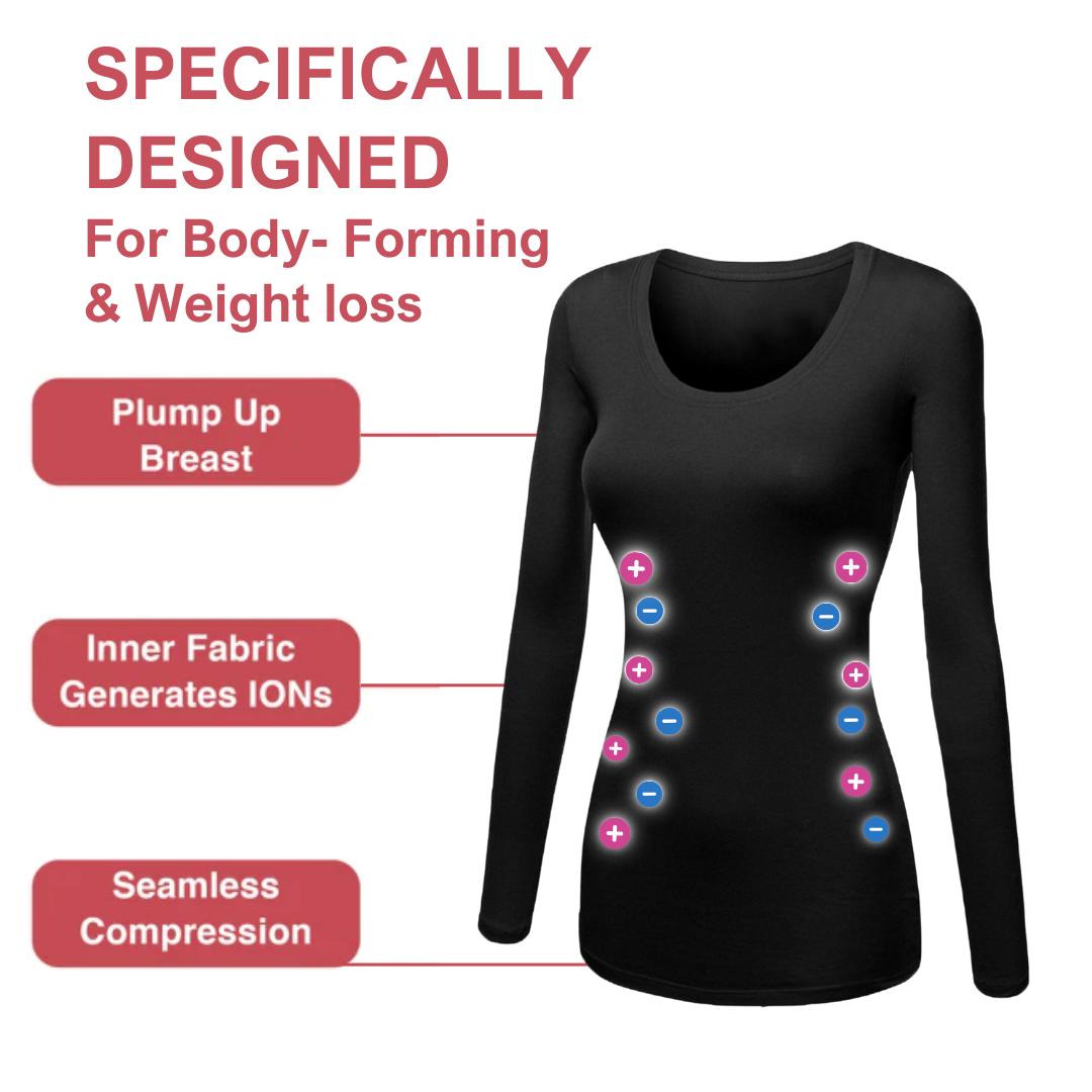 Pack 2 - Hourglass Sculpting Self Heating Long Sleeve