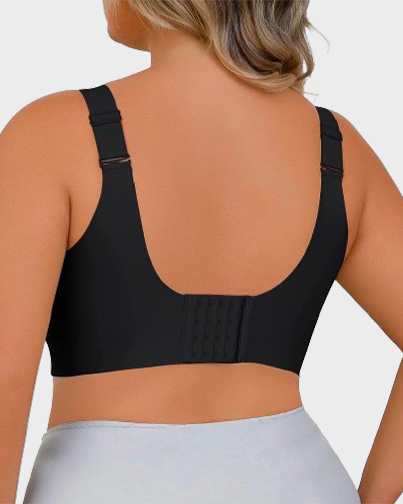 Daily Comfort Wireless Shaper Bra-Black