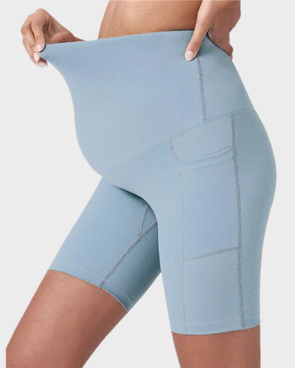 Ultra-Soft Stretchy Maternity Yoga Shorts